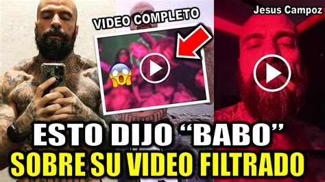 video porn del babo|VIDEO XXX FILTRADO